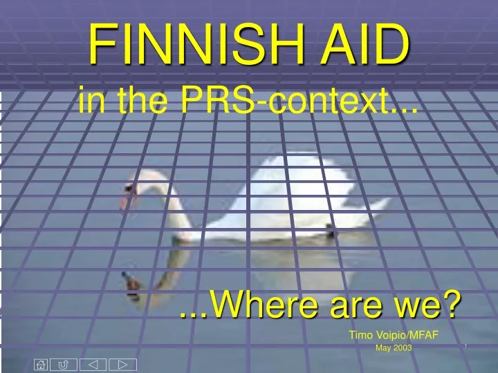 finnish aid in the prs context