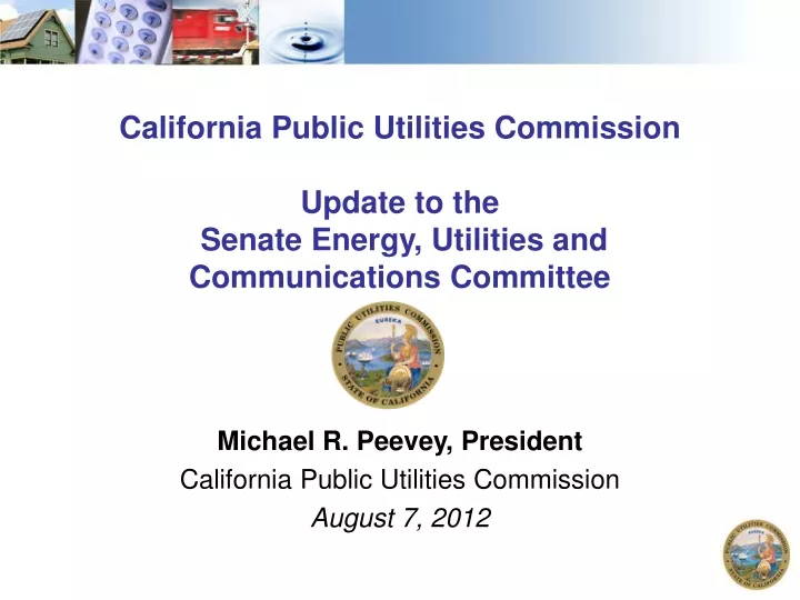 california public utilities commission update