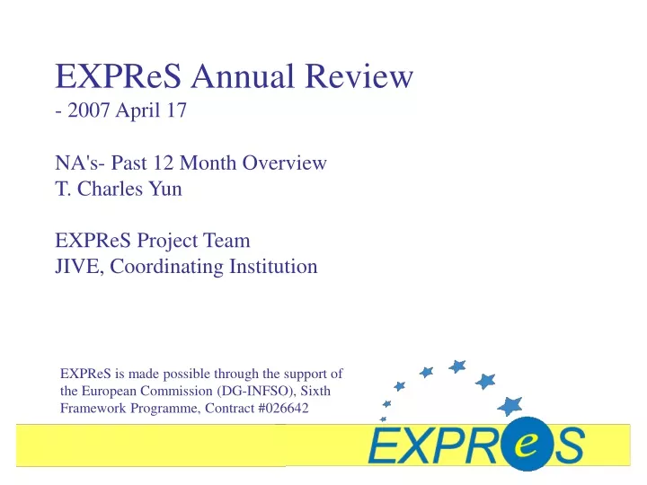 expres annual review 2007 april 17