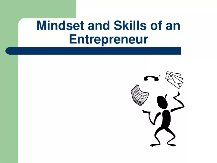 mindset and skills of an entrepreneur