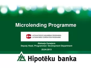 Microlending Programme