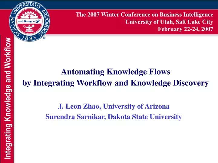 the 2007 winter conference on business