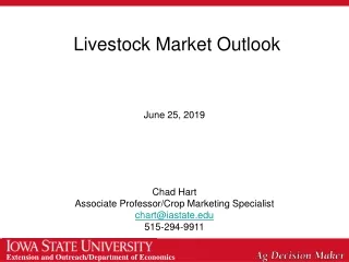 Livestock Market Outlook