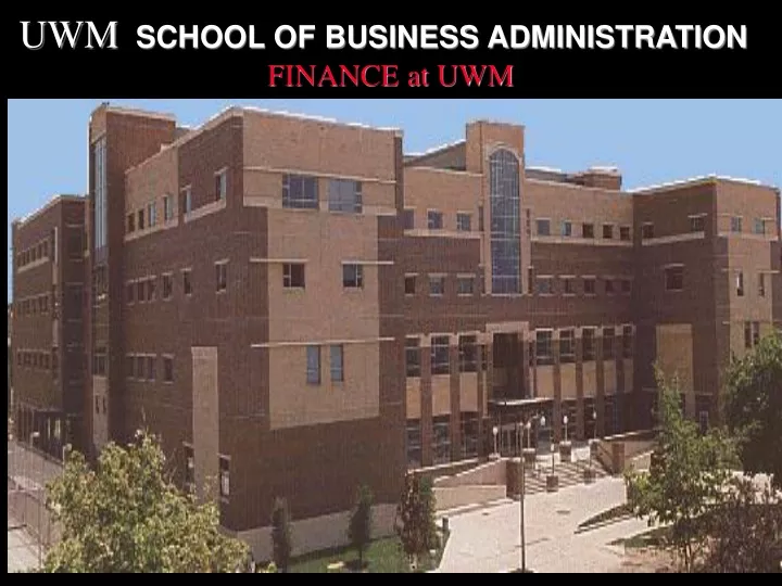uwm school of business administration