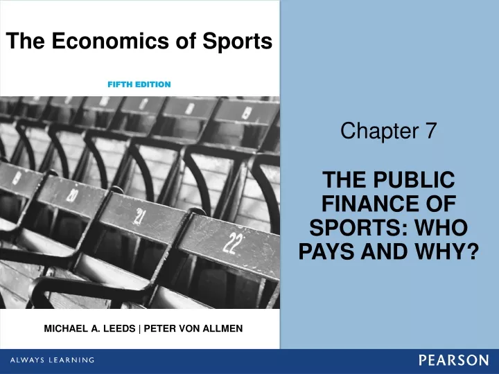 the economics of sports