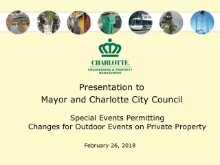 Special Events Permitting  Changes for Outdoor Events on Private Property