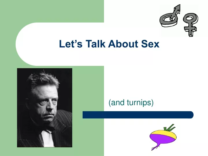 let s talk about sex