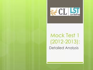 Mock Test 1 (2012-2013):
