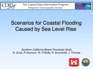 Scenarios for Coastal Flooding     Caused by Sea Level Rise