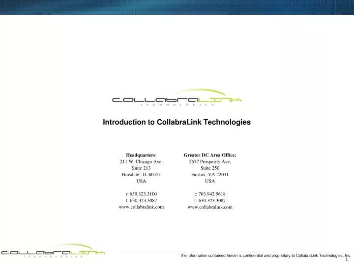 introduction to collabralink technologies