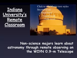 Indiana University’s Remote Classroom
