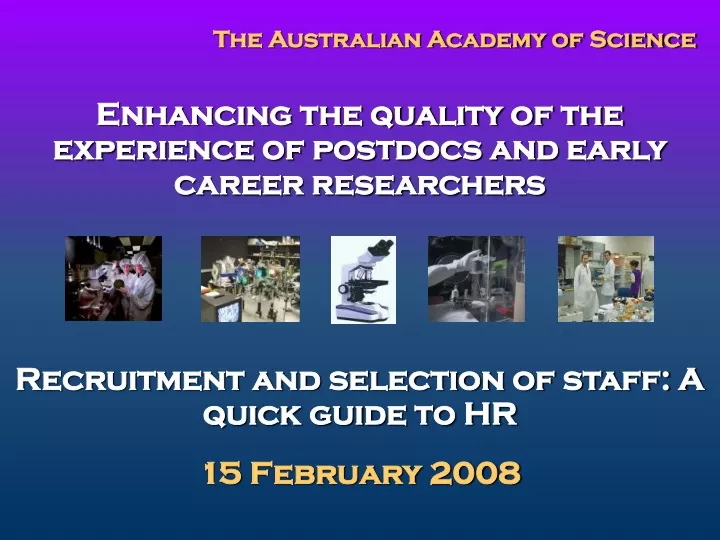 the australian academy of science