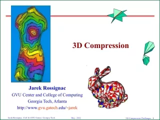 3D Compression