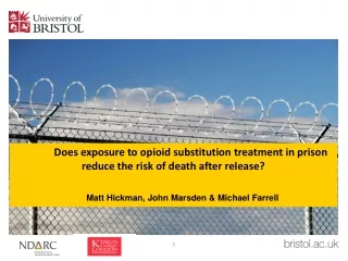 Does exposure to opioid substitution treatment in prison reduce the risk of death after release?