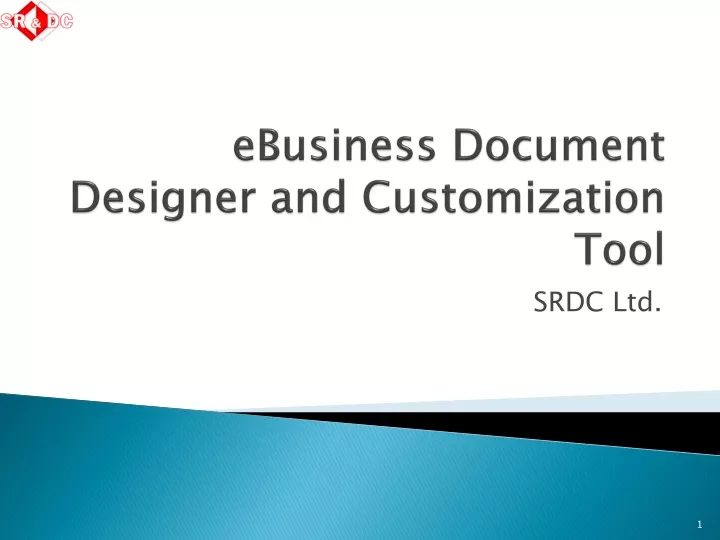 ebusiness document designer and customization tool