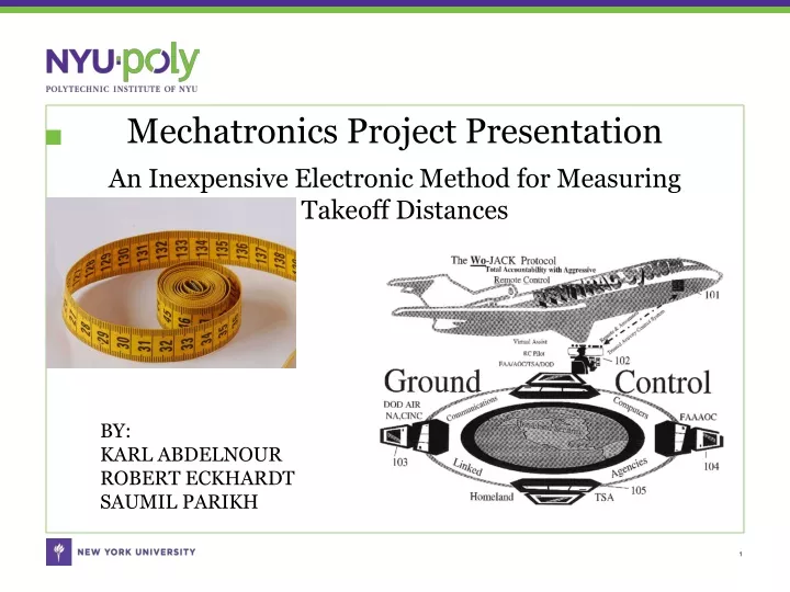 mechatronics project presentation