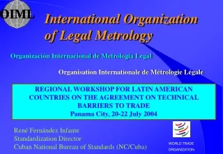 Organización Internacional de Metrología Legal