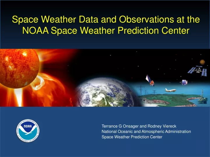 space weather data and observations at the noaa