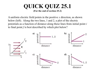 QUICK QUIZ 25.1 (For the end of section 25.2)
