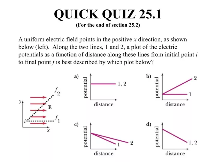 quick quiz 25 1 for the end of section 25 2
