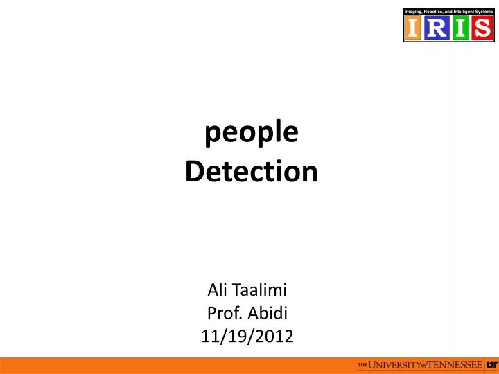 people detection