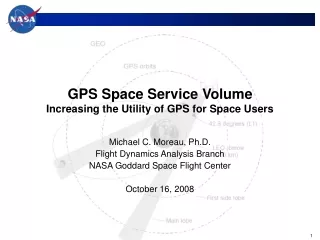 GPS Space Service Volume Increasing the Utility of GPS for Space Users