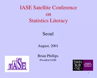 IASE Satellite Conference on  Statistics Literacy