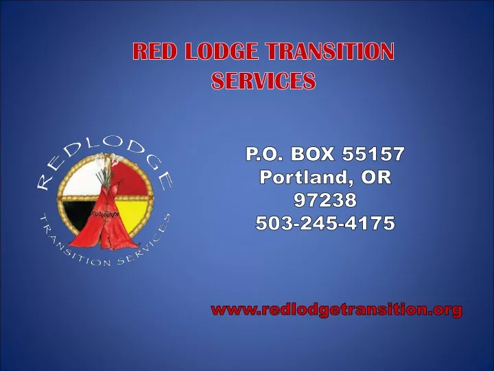 red lodge transition services