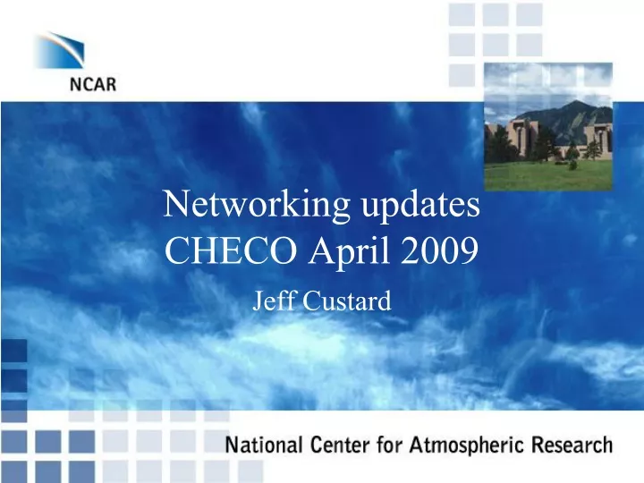 networking updates checo april 2009