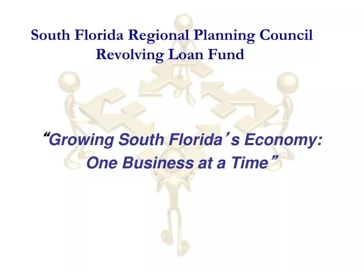 south florida regional planning council revolving loan fund