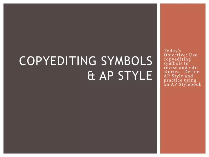 copyediting symbols ap style