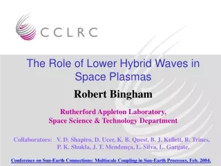 The Role of Lower Hybrid Waves in Space Plasmas