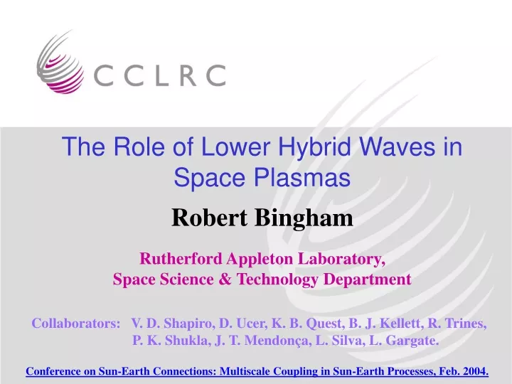 the role of lower hybrid waves in space plasmas
