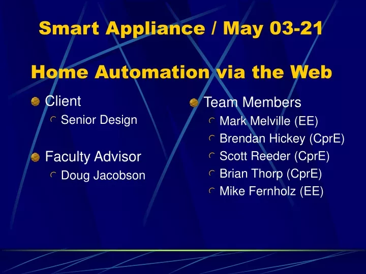 smart appliance may 03 21 home automation via the web