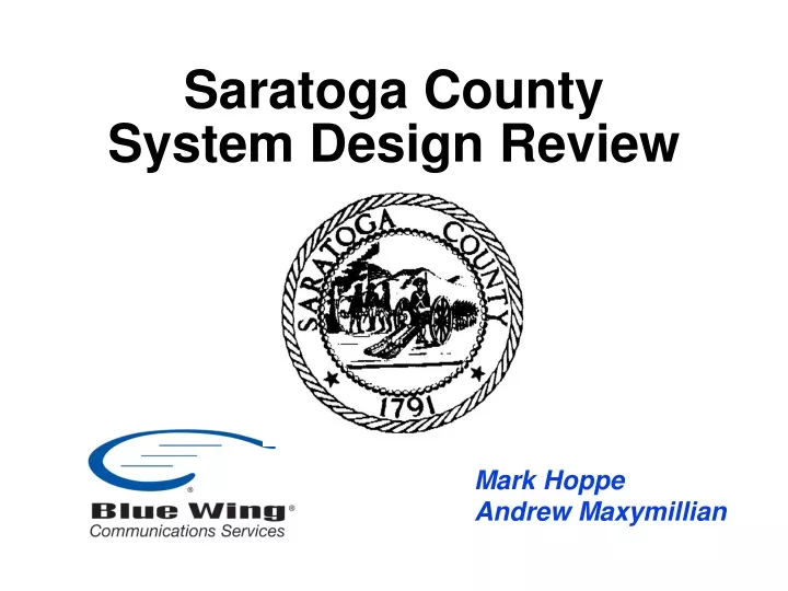 saratoga county system design review