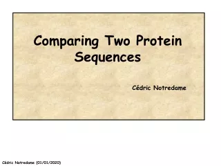 Comparing Two Protein Sequences