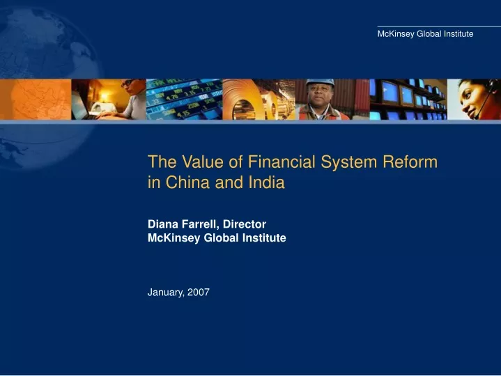 the value of financial system reform in china and india