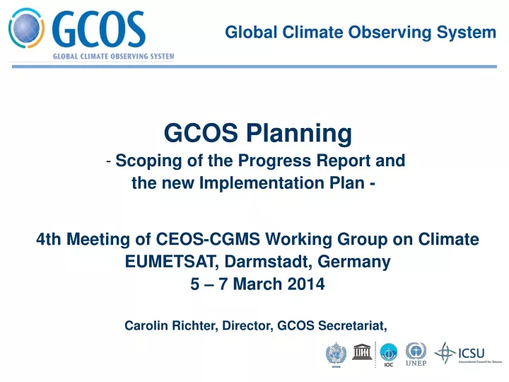 global climate observing system