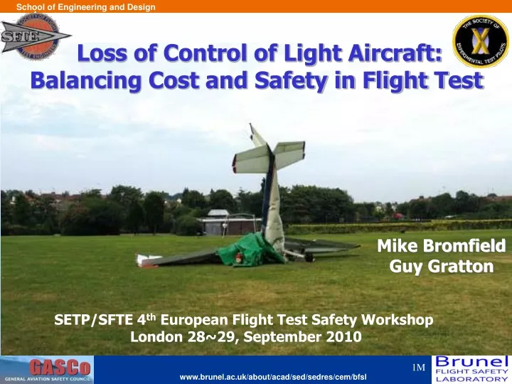 loss of control of light aircraft balancing cost