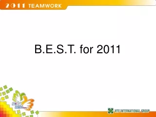 B.E.S.T. for 2011
