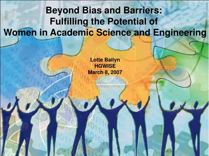 beyond bias and barriers fulfilling the potential