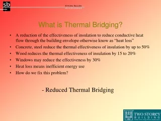 What is Thermal Bridging?