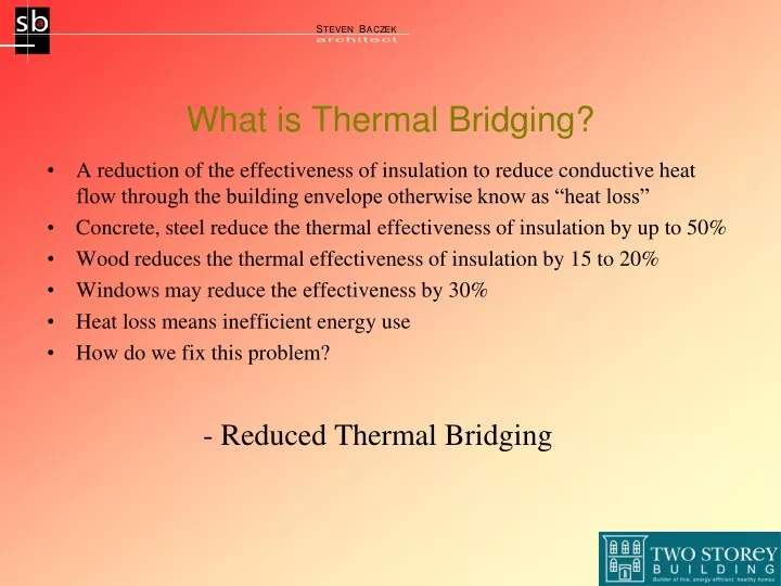 what is thermal bridging
