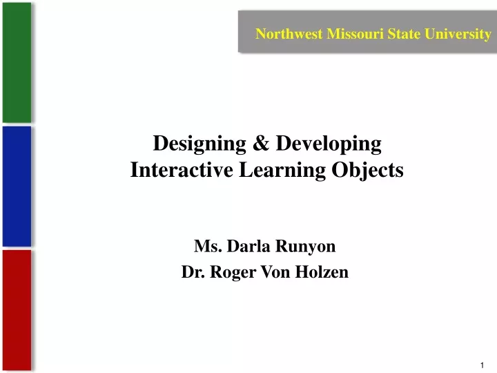 designing developing interactive learning objects