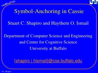 Symbol-Anchoring in Cassie
