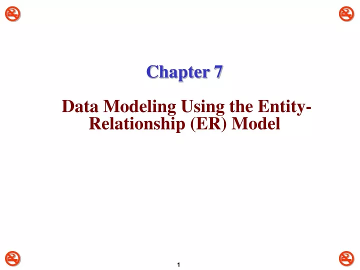 chapter 7 data modeling using the entity relationship er model