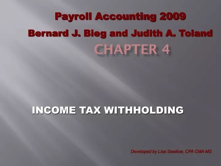 payroll accounting 2009 bernard j bieg and judith
