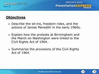 Describe the sit-ins, freedom rides, and the actions of James Meredith in the early 1960s.
