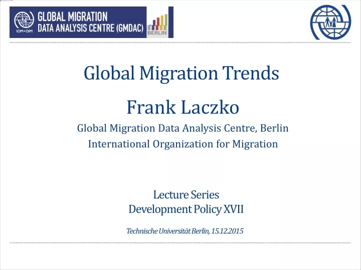 global migration trends