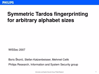 Symmetric Tardos fingerprinting for arbitrary alphabet sizes